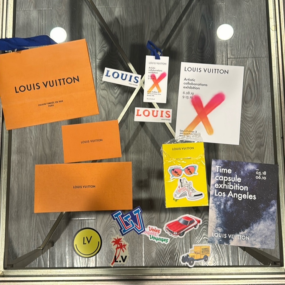 Authentic Louis Vuitton Stickers.
